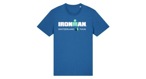 Maglietta ironman switzerland a maniche corte royal blue uomo