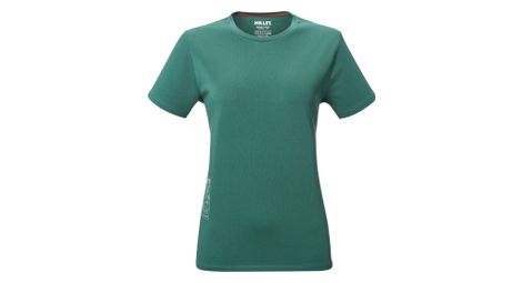 Camiseta millet chamonix flower verde para mujer