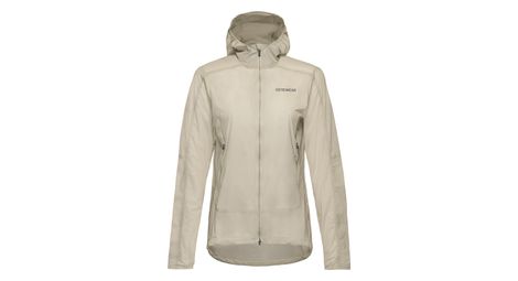 Chaqueta Gore Wear Fernflow HD Beige para mujer