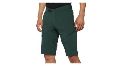 100% ridecamp forest green shorts