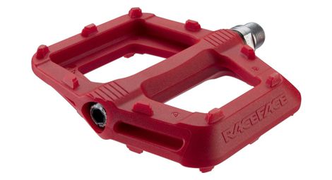 Paire de pedales race face ride rouge