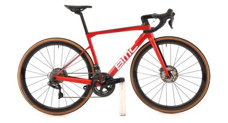 Produit reconditionné · BMC Teammachine SLR01 Three Di2 11V · Rouge / Vélo de route | Très bon état