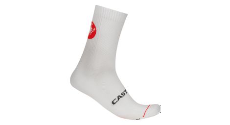 Chaussettes Castelli Entrata 12 Blanc