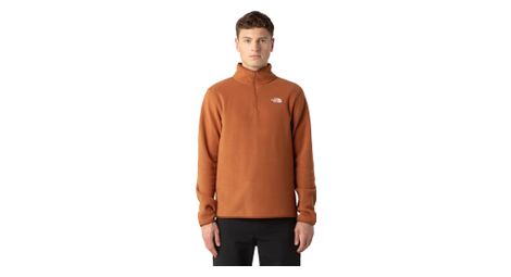 The North Face Glacier 1/4 Zip Fleece Orange Mann