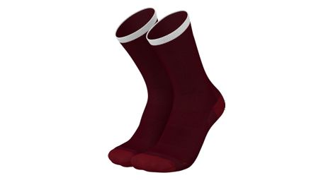 Chaussettes incylence pure bordeaux