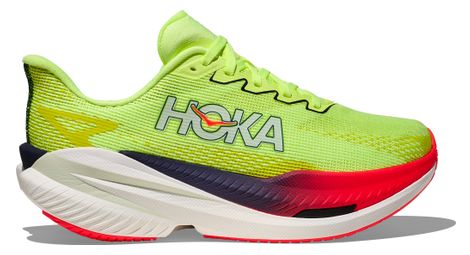 Chaussures Running Hoka Mach X 3 Jaune/Rouge Femme