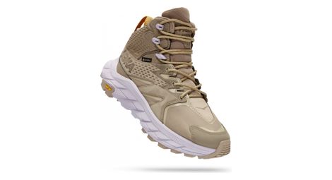 Chaussures Randonnée Hoka Anacapa Mid GTX Beige Femme