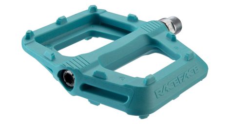 Paire de pedales race face ride turquoise