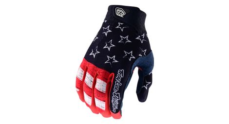 Gants troy lee designs air navy rouge