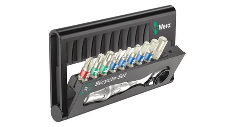 Wera-etui d'embouts, acier inox. et mini-cliquet-bicycle set 9