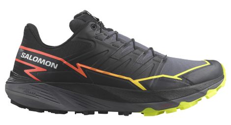 Salomon thundercross trail running shoes black / orange / yellow 45.1/3