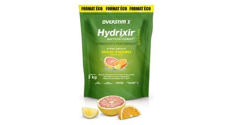 Overstims hydrixir antiossidante energy drink agrumi cocktail 3 kg