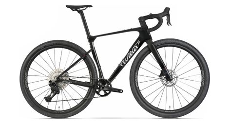 wilier triestina rave slr id2 gravel bike with shimano grx 12 speed 700 mm glitch black 2026
