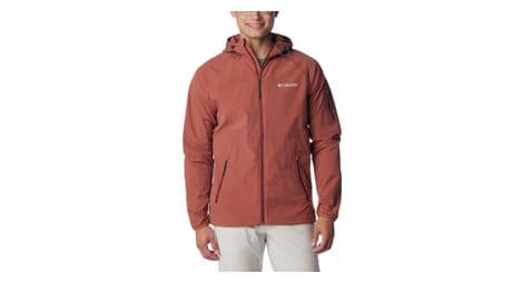 Chaqueta softshell con capucha columbia tall heights marron