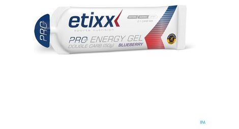 Etixx gel énergétique double carb pro line myrtille 12x60ml