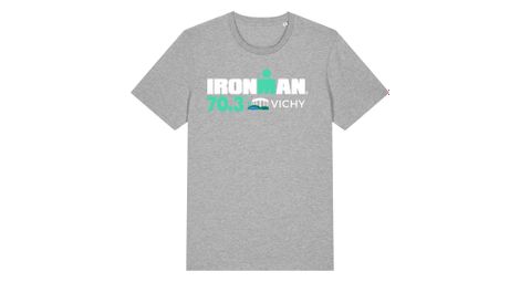 Maglietta a maniche corte ironman 70.3 vichy grey uomo