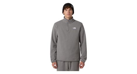 Vellón The North Face Glacier 1/4 Zip gris para hombre