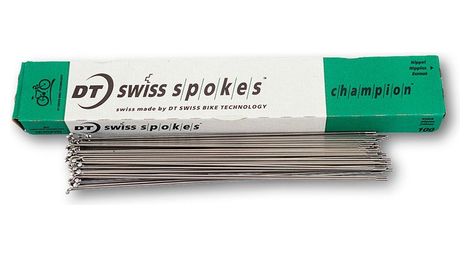 Boite de 100 rayons inoxydables dt swiss 295x2