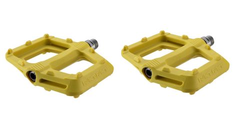 Paire de pedales race face ride jaune