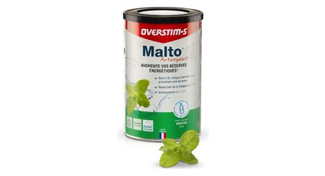 Overstims malto antioxydant energy drink menta 450g