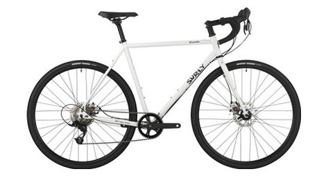 Surly preamble microshift 9v 700mm white fitness bike