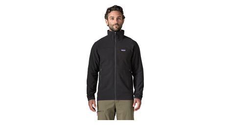 Patagonia R2 TechFace Fleece-Softshell für Herren, schwarz