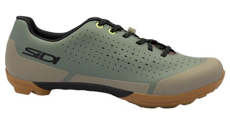 sidi asper laces green unisex gravel shoes