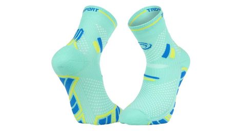 Chaussettes bv sport trail ultra mid turquoise/bleu
