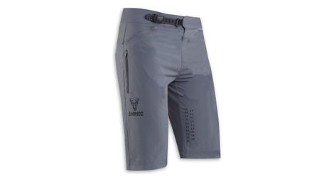 Pantalón corto animoz wild grey con piel