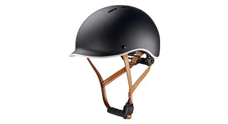 Casque urbain optimiz o375 noir matt in mold avec reglage occipital t l 59 61 led integre