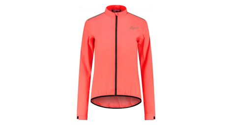 Veste velo pluie vent rogelli core - femme - corail
