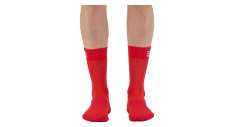 Calcetines sportful matchy rojo