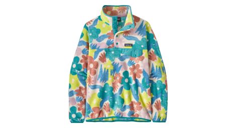 Pull leger en polaire femme patagonia synchilla snap t multicouleur