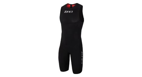 Combinaison trifonction sans manche zone3 streamline noir rouge