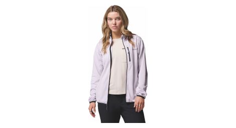 Forro polar Columbia Essential Hike Grid Full Zip morado para mujer
