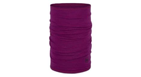 Tour de cou buff merino lightweight solid violet