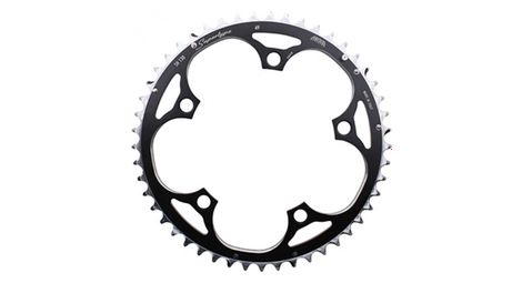 Plateau route 5bra d 130 miche 49dts exterieur type shimano noir 9 10v