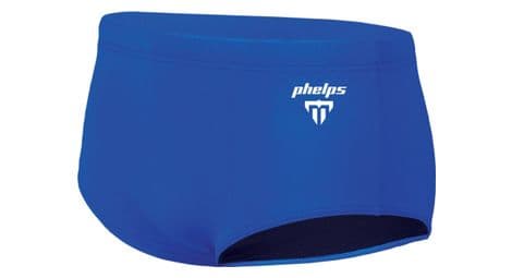 Michael phelps solid 14cm brief boxer swimsuit trafic / blue