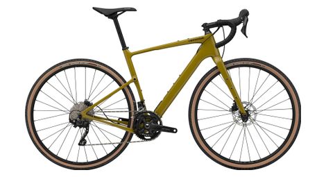 Bicicleta de gravilla cannondale topstone carbon 4 shimano grx 10v 700 mm verde oliva