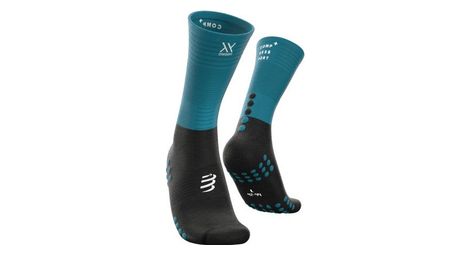 Chaussettes Compressport Mid Compression Socks Bleu