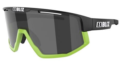 Lunettes bliz fusion noir mat / vert smoke