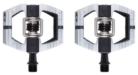 Crankbrothers mallet enduro - silver edition pedali clipless argento lucido
