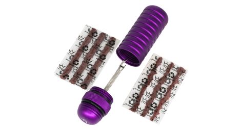 Kit di riparazione holeshot peaty tubleless purple