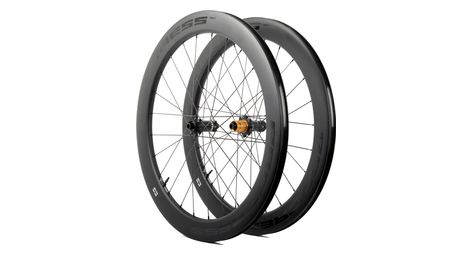 Paire de roues progress neon disc noir | 12x100/12x142 mm | center lock | shimano