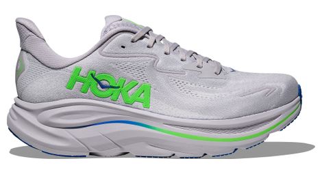 hoka clifton 10 men s running shoes gray green