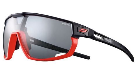 Paire de lunettes julbo rush reactiv photochromic orange fluo noir