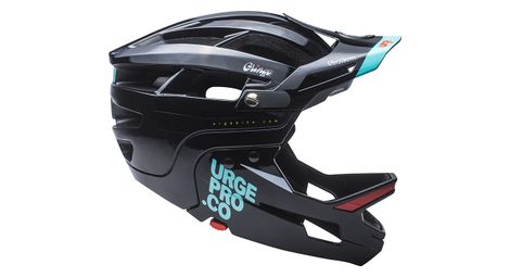 Casco con mentonera extraíble urge gringo de la pampa negro s-m (55-58 cm)