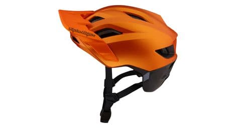 Casco troy lee designs flowline se mips radian naranja/negro m-l (57-59 cm)