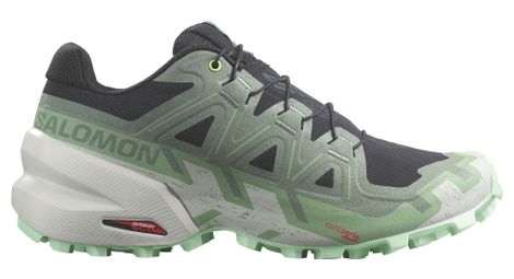 Scarpe da trail salomon speedcross 6 donna nero/verde 36