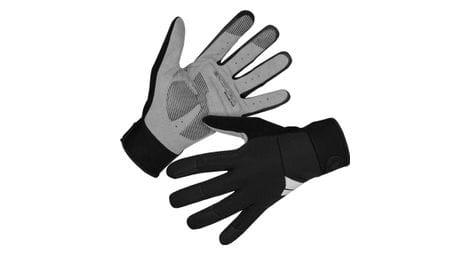 Gants longs coupe-vent endura windchill noir